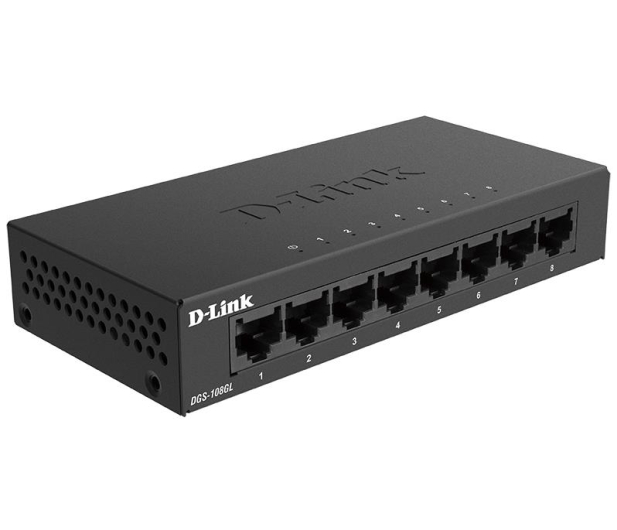 D-Link 8p DGS-108GL (8x10/100/1000Mbit) - 643622 - zdjęcie 2